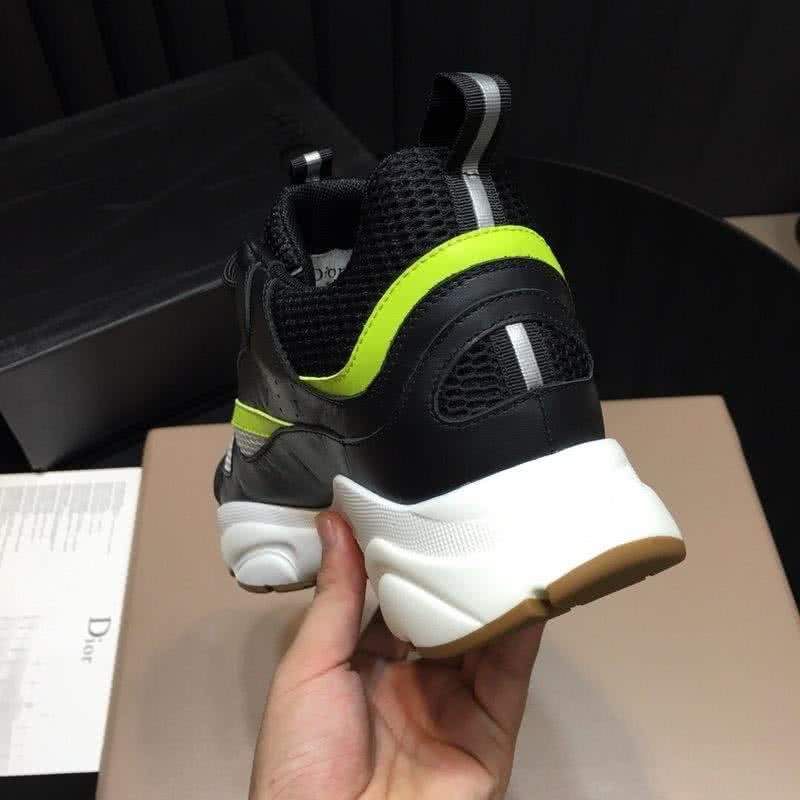 Dior Sneakers White Meshes Black And Yellow Men 8
