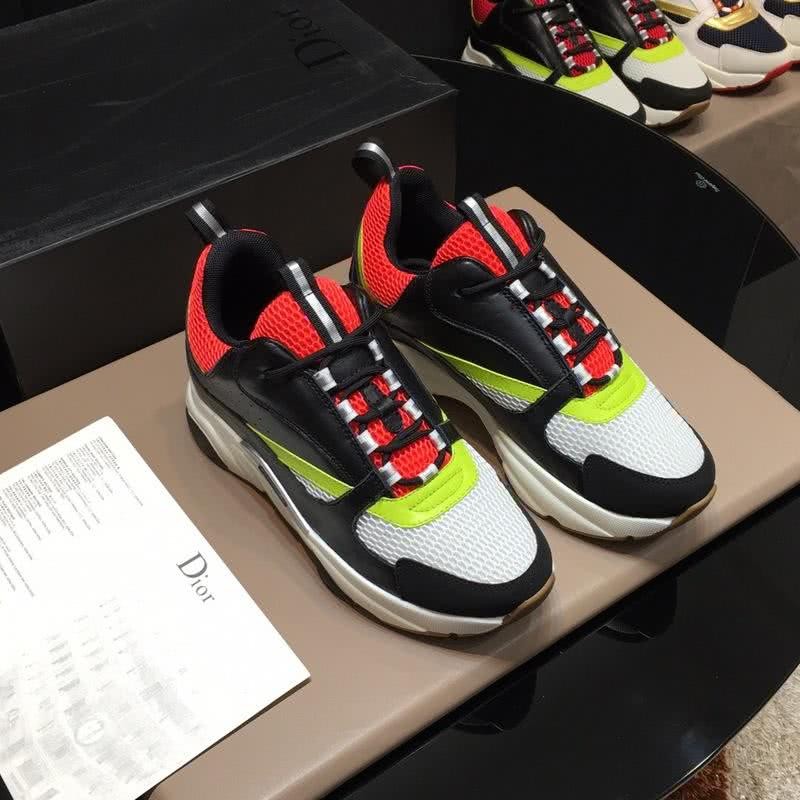 Dior Sneakers Black White Red And Yellow Men 2
