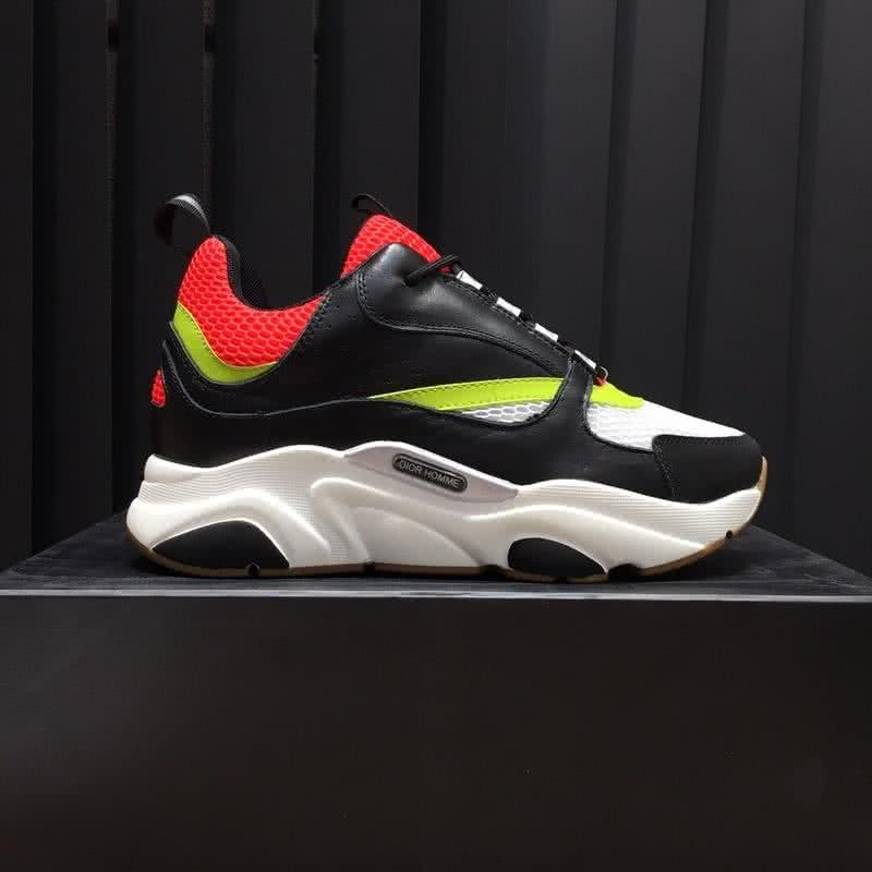 Dior Sneakers Black White Red And Yellow Men 5
