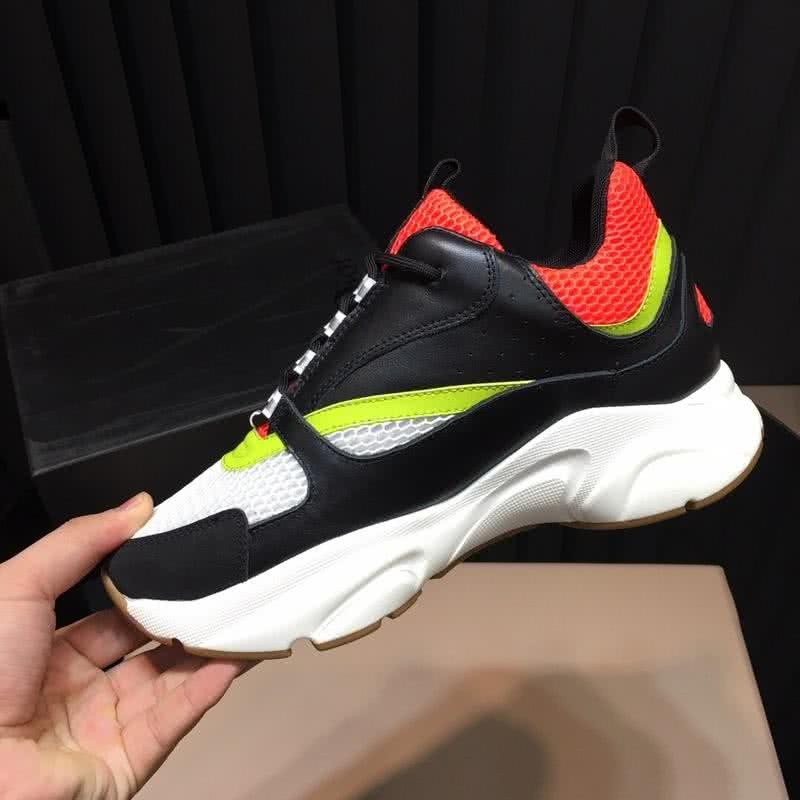 Dior Sneakers Black White Red And Yellow Men 6