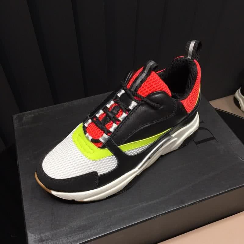 Dior Sneakers Black White Red And Yellow Men 8