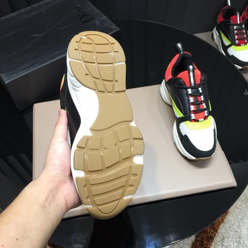 Dior Sneakers Black White Red And Yellow Men 9