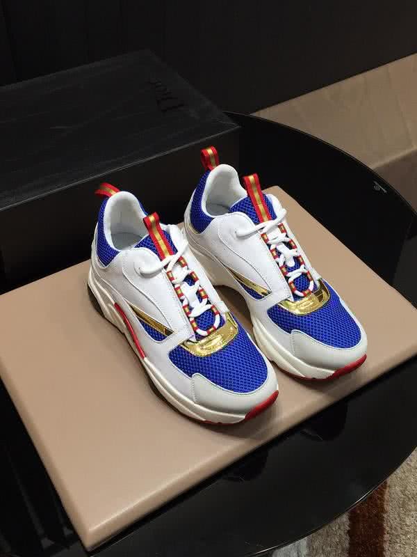 Dior Sneakers White Blue And Red Men 2