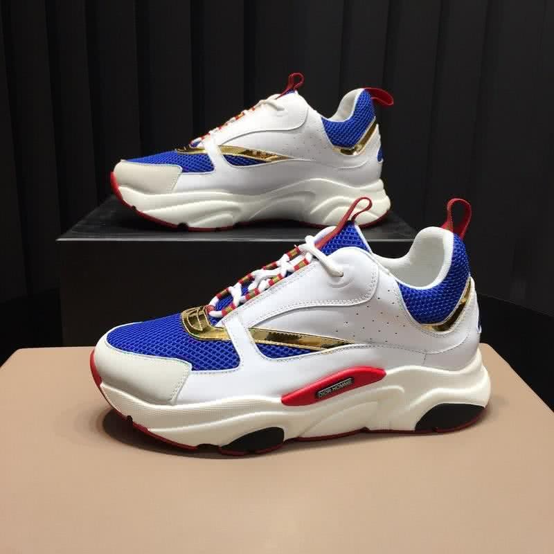Dior Sneakers White Blue And Red Men 3