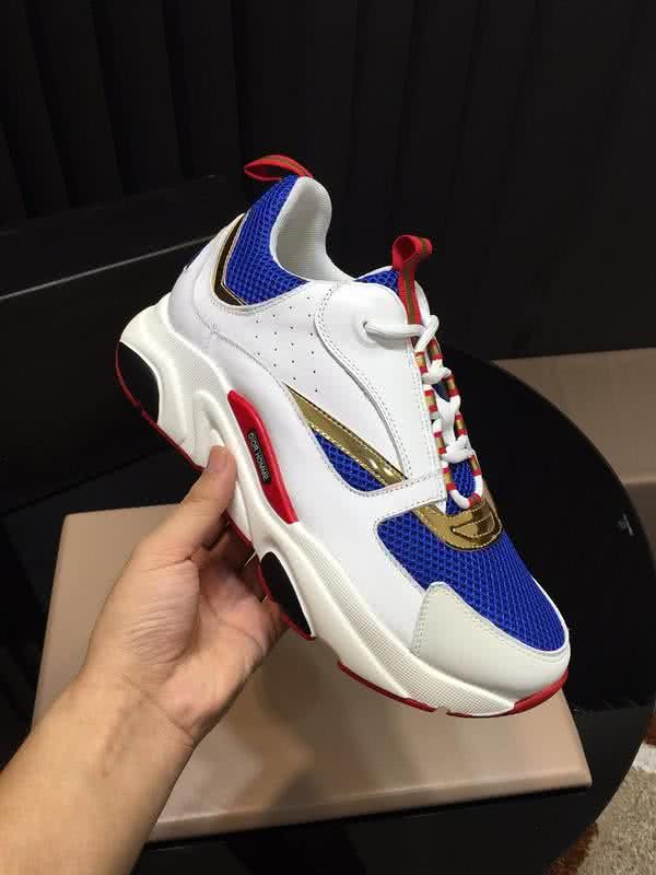 Dior Sneakers White Blue And Red Men 4