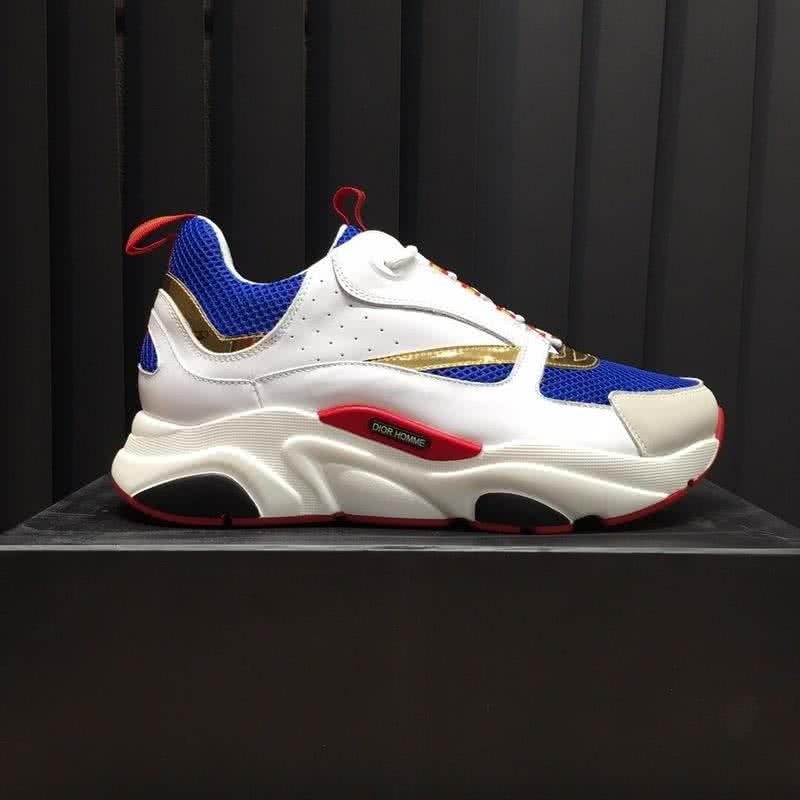 Dior Sneakers White Blue And Red Men 7
