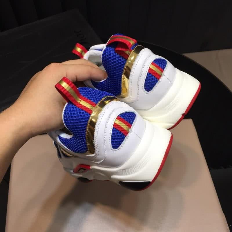 Dior Sneakers White Blue And Red Men 8