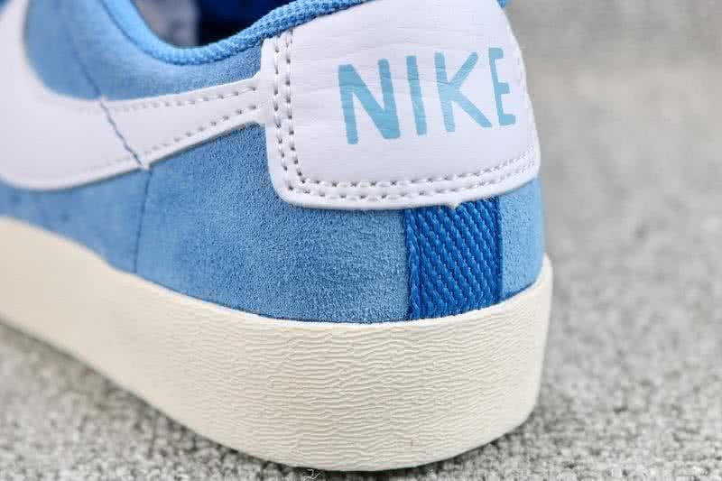 Nike Blazer Low Sneakers Sky Blue White Women 3