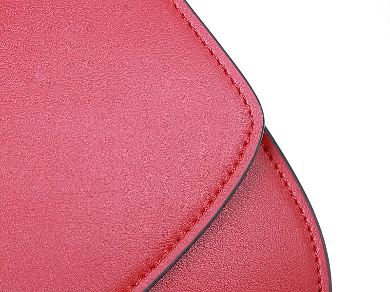 Hermes Stirrup Shoulder Bag Red 6