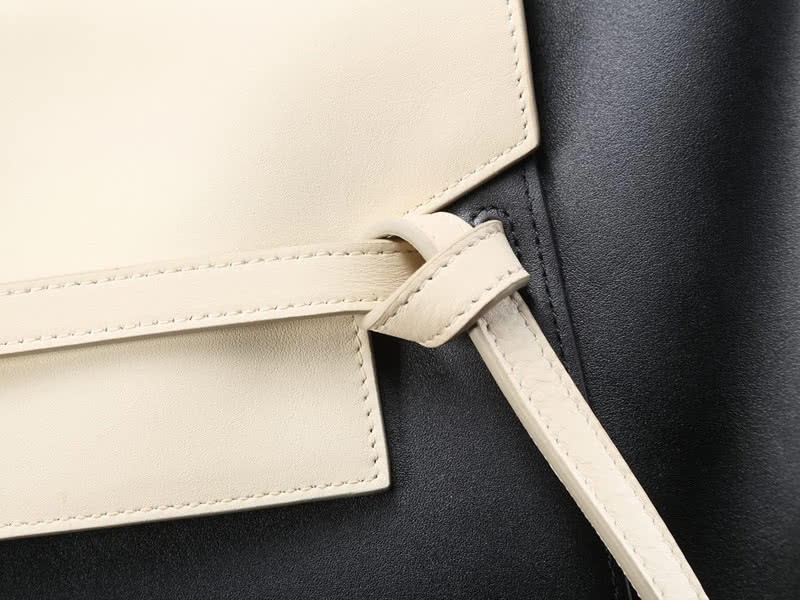 Celine Mini Belt Bag Smooth Calfskin Black With Beige 7