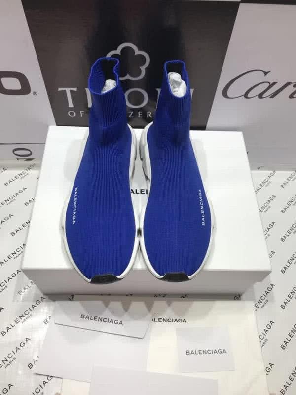 Balenciaga Speed Sock Boots Blue 1