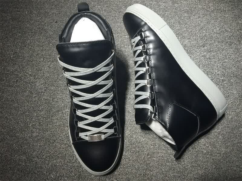 Balenciaga Classic High Top Sneakers Black Grey 4