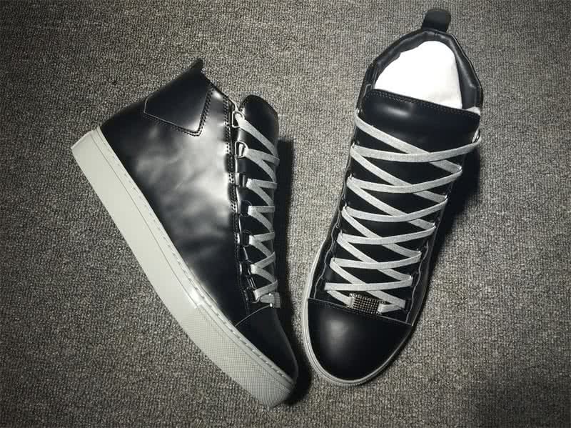 Balenciaga Classic High Top Sneakers Black Grey 8