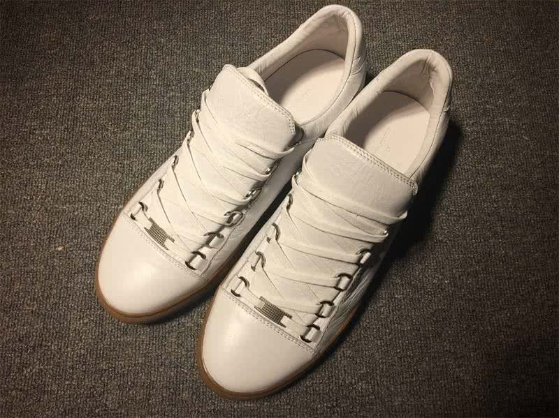 Balenciaga Classic Sneakers White Brown 1