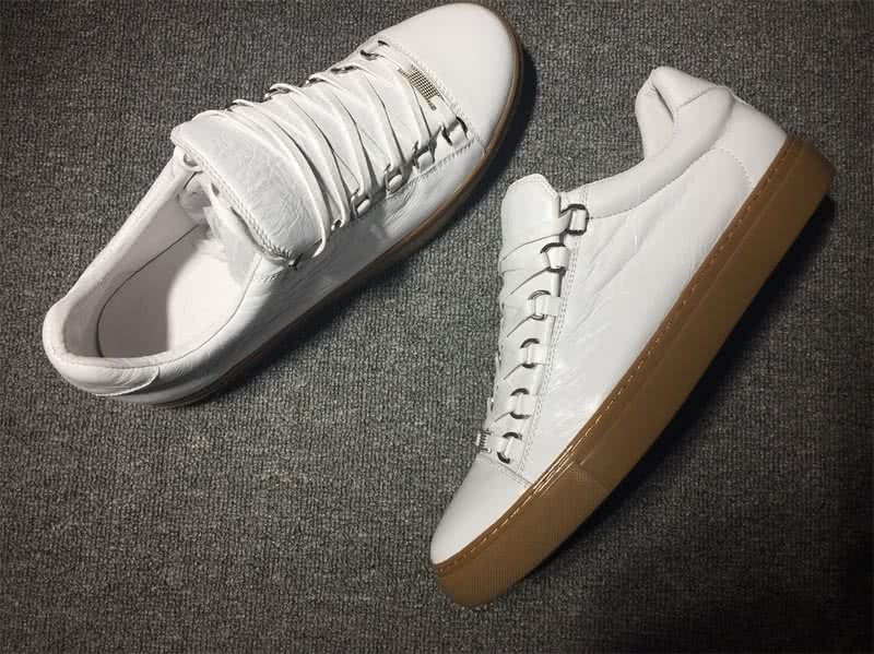 Balenciaga Classic Sneakers White Brown 5