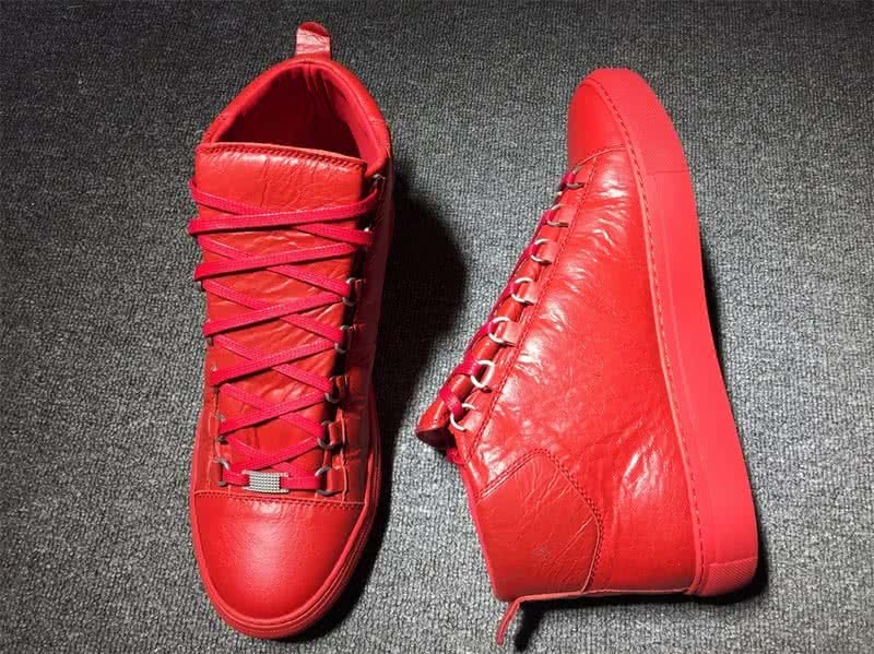 Balenciaga Classic High Top Sneakers Light Red 5