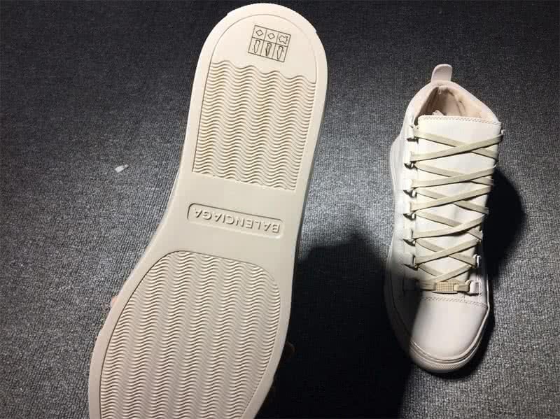 Balenciaga Classic High Top Sneakers White With Number 7