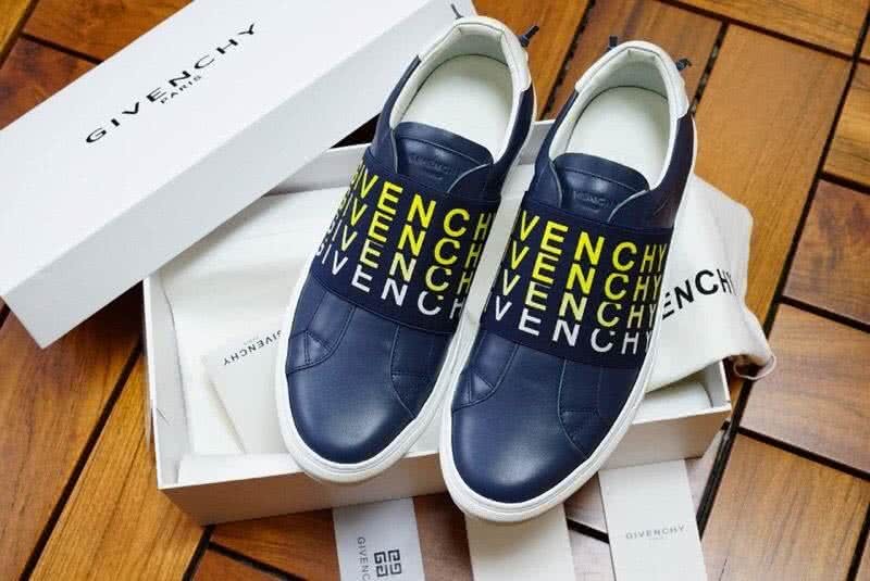 Givenchy Sneakers Yellow Letters Blue Upper White Sole Men 1