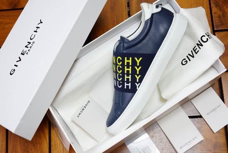 Givenchy Sneakers Yellow Letters Blue Upper White Sole Men 3