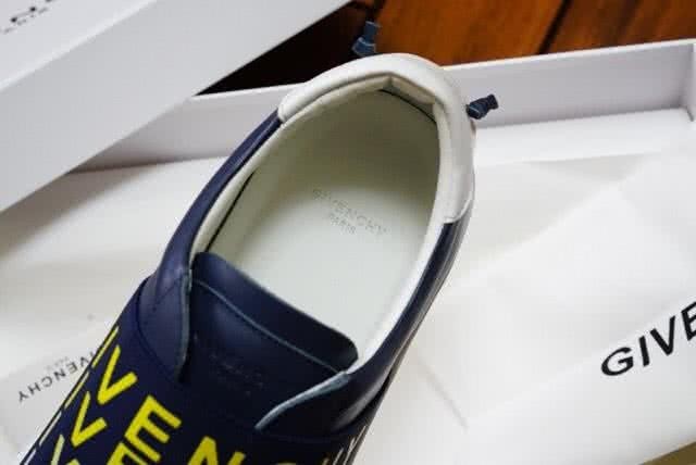 Givenchy Sneakers Yellow Letters Blue Upper White Sole Men 2