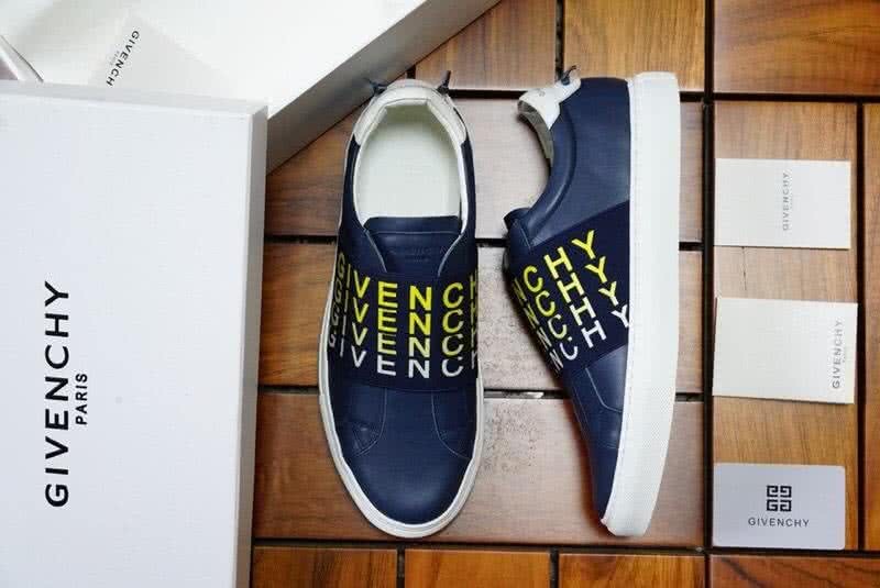 Givenchy Sneakers Yellow Letters Blue Upper White Sole Men 5