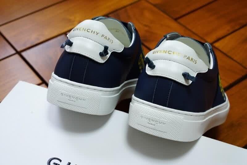 Givenchy Sneakers Yellow Letters Blue Upper White Sole Men 6