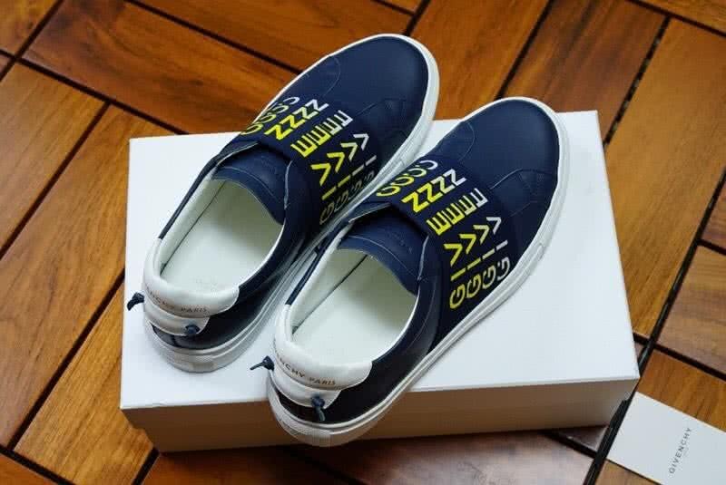 Givenchy Sneakers Yellow Letters Blue Upper White Sole Men 7
