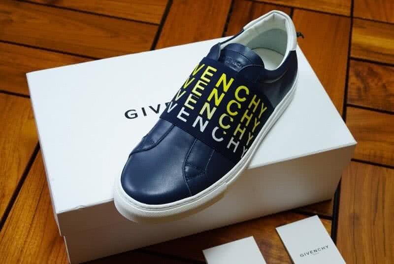 Givenchy Sneakers Yellow Letters Blue Upper White Sole Men 9