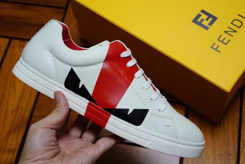 Fendi Sneakers White Red And Blakc Men 2