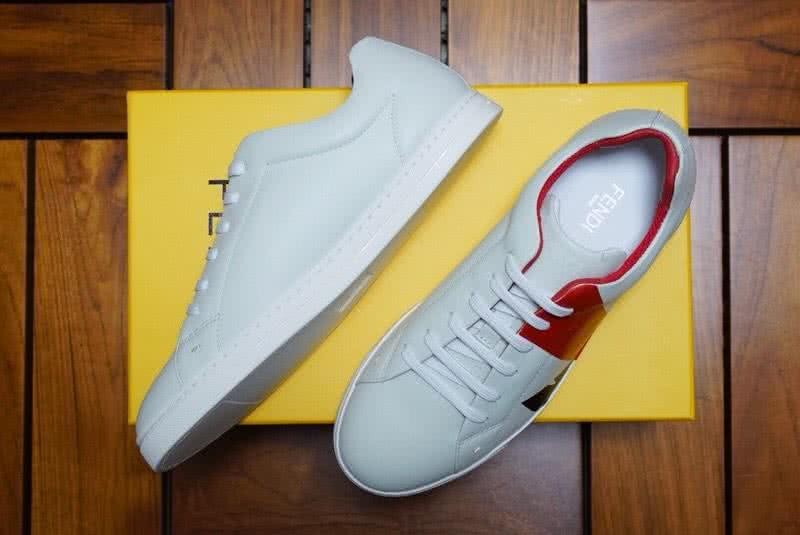 Fendi Sneakers White Red And Blakc Men 3