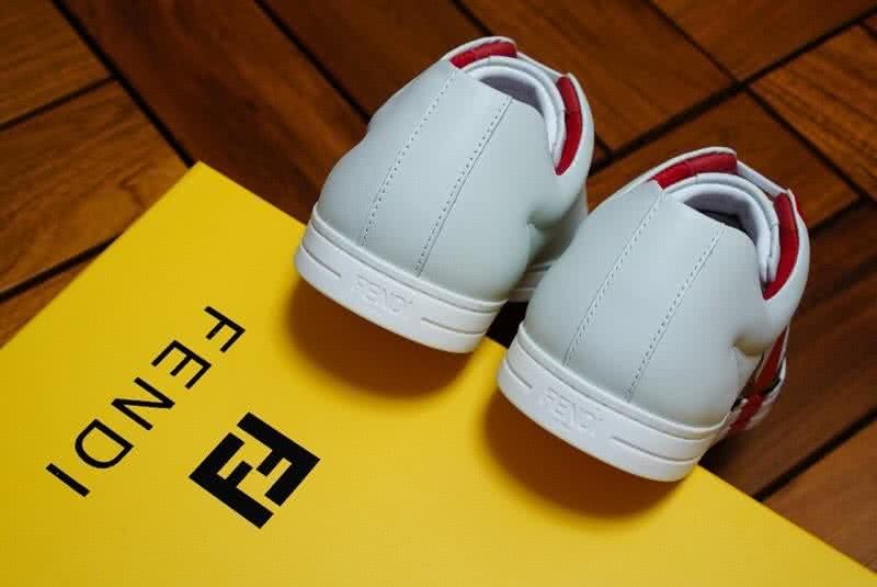 Fendi Sneakers White Red And Blakc Men 5