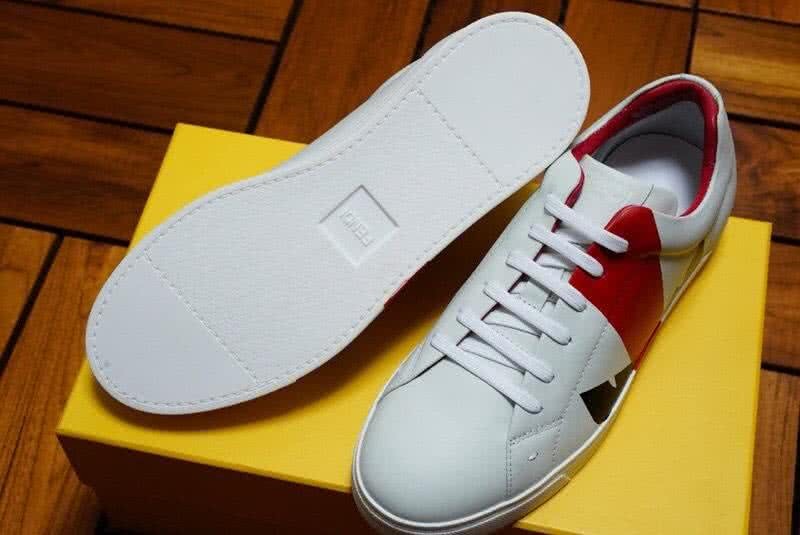 Fendi Sneakers White Red And Blakc Men 9