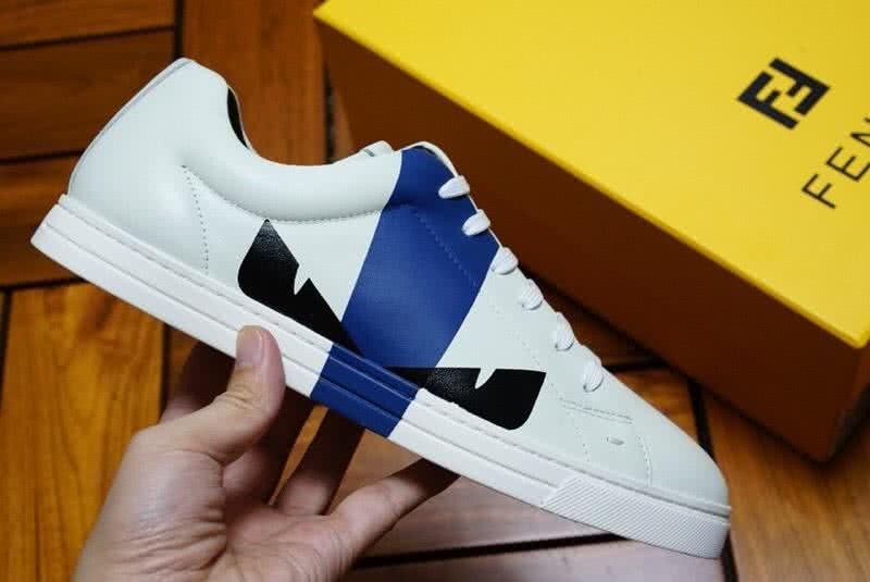 Fendi Sneakers Monster White Blue And Blakc Men 2