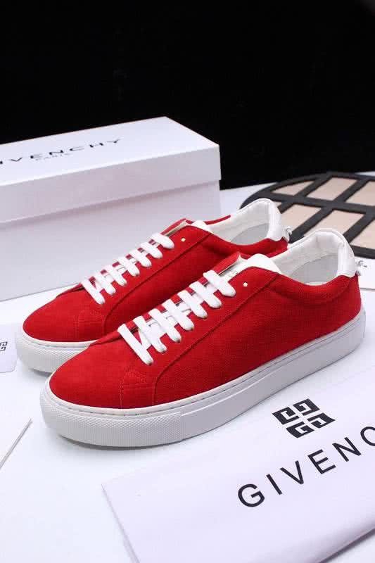 Givenchy Sneakers White Shoelaces And Sole Red Upper Men And Women 1