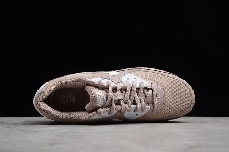 Nike Air Max 90 Essential White Pink Shoes Women 5