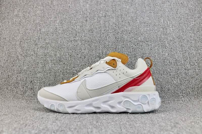 Air Max Undercover x Nike Upcoming React Element White Gold Shoes Men Women 7