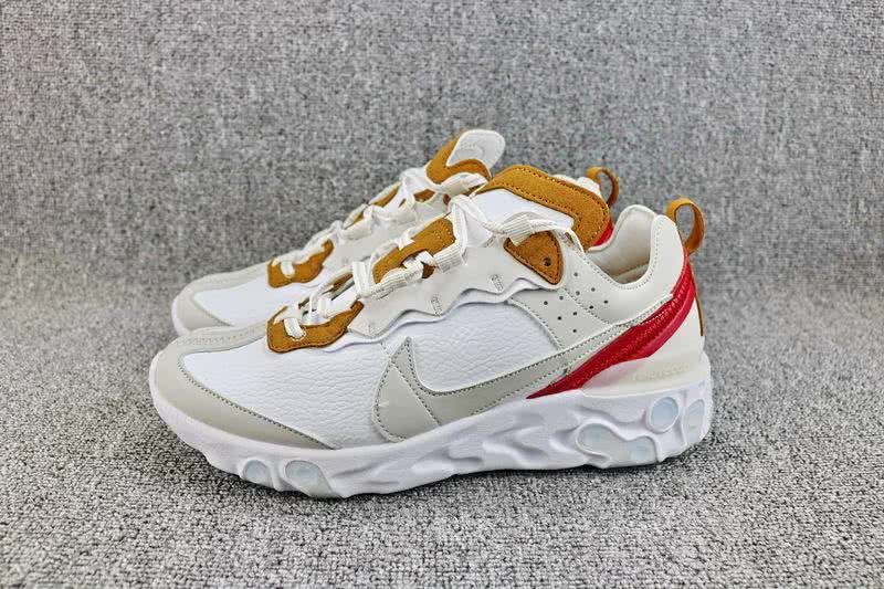 Air Max Undercover x Nike Upcoming React Element White Gold Shoes Men Women 8
