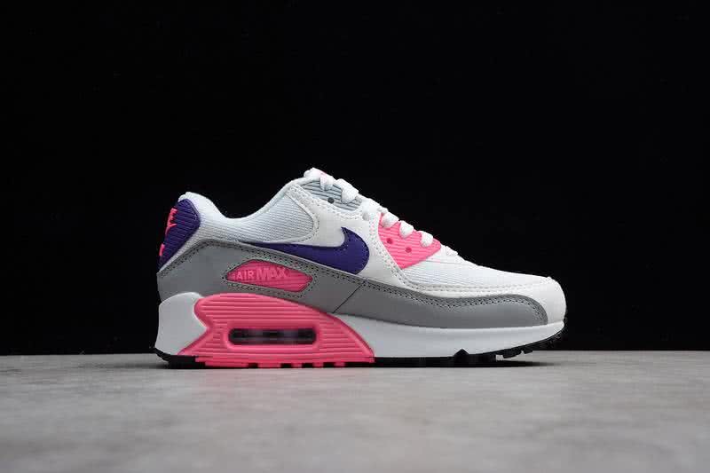 Nike Air Max 90 Essential White Pink Shoes Women 4