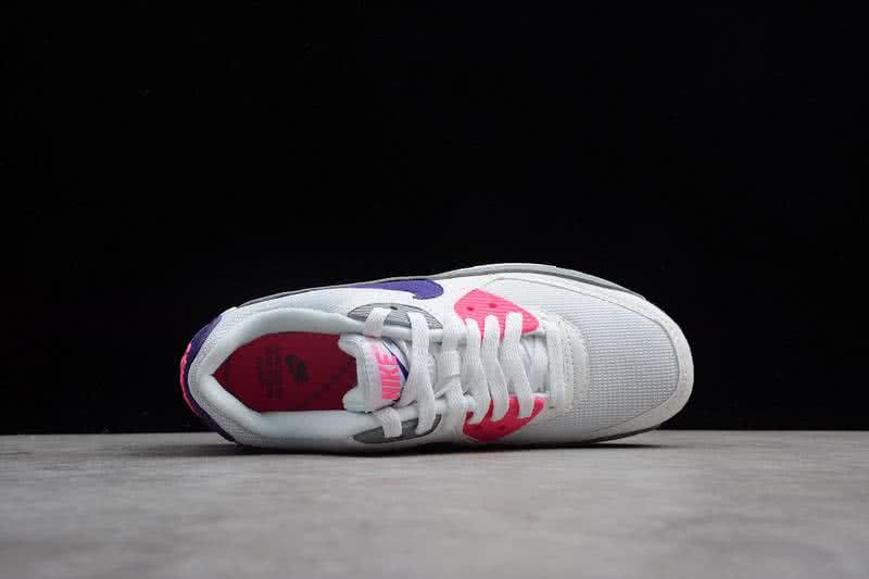 Nike Air Max 90 Essential White Pink Shoes Women 5
