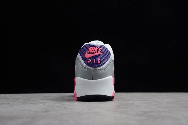 Nike Air Max 90 Essential White Pink Shoes Women 6