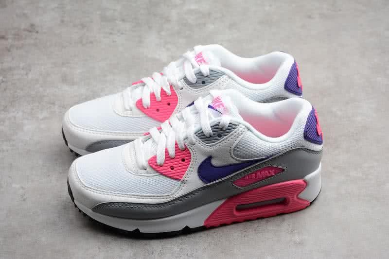 Nike Air Max 90 Essential White Pink Shoes Women 1