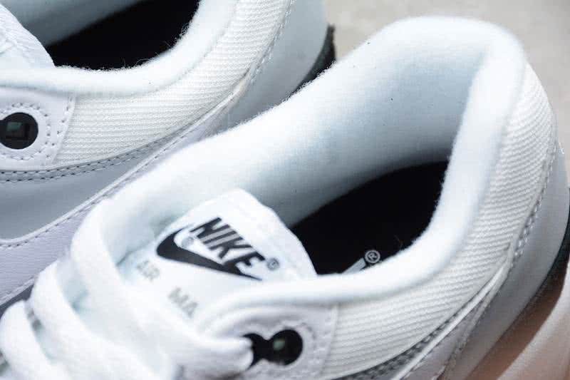 Nike Air Max 1 White Grey Shoes Men  8