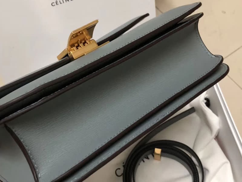 Celine Medium Classic Bag In Box Calfskin Grey 9