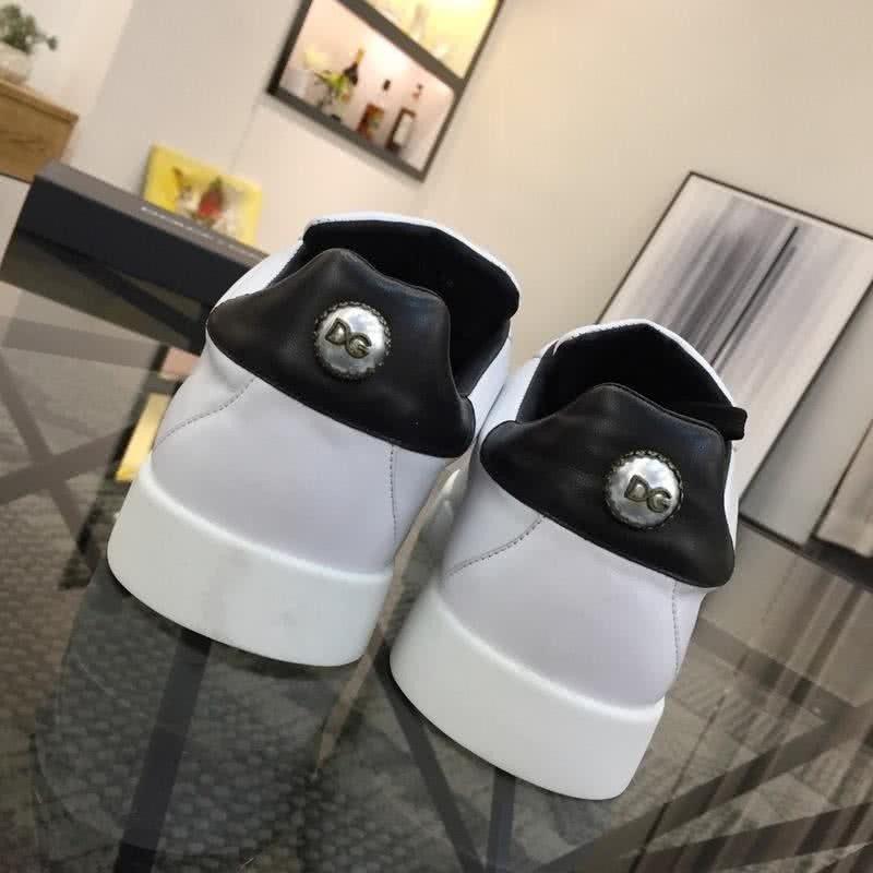 Dolce & Gabbana Sneakers Crown Black Shoelaces White Men 4