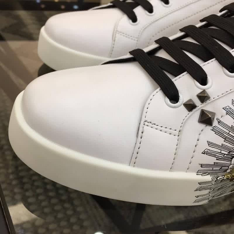 Dolce & Gabbana Sneakers Crown Black Shoelaces White Men 6