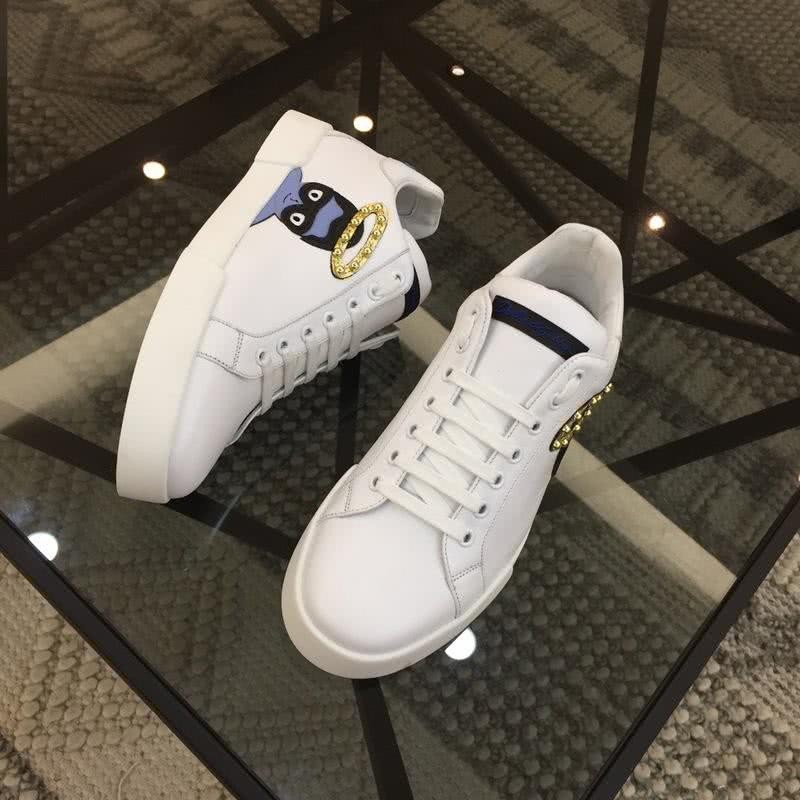 Dolce & Gabbana Sneakers Embroidery White Men 3