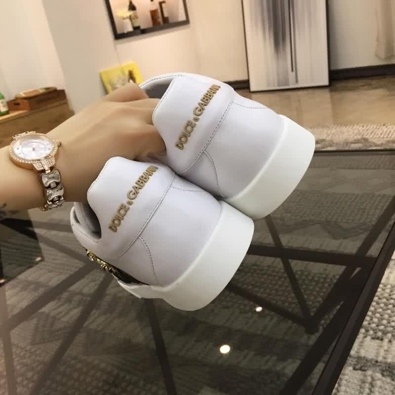 Dolce & Gabbana Sneakers Golden Crown White Men 8