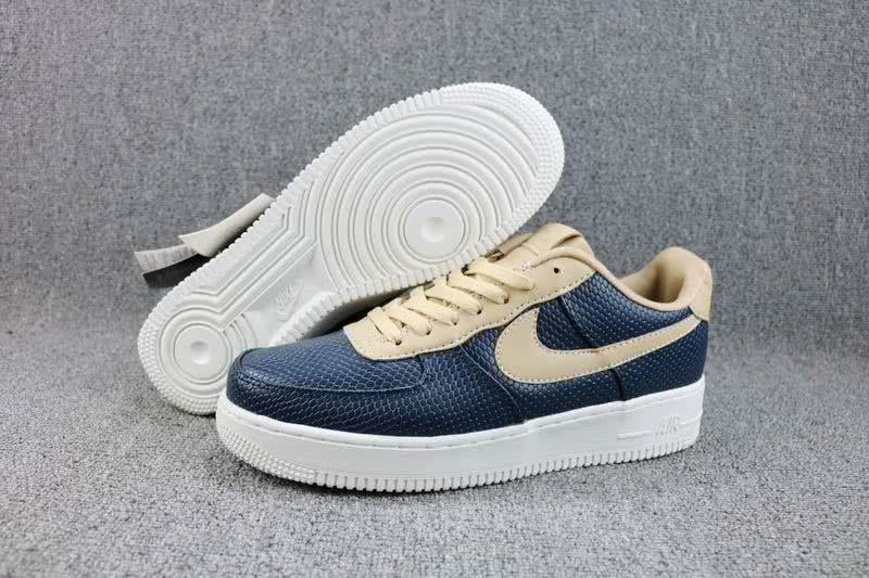 Nike Air Force 1 Upstep Shoes Blue Men 1