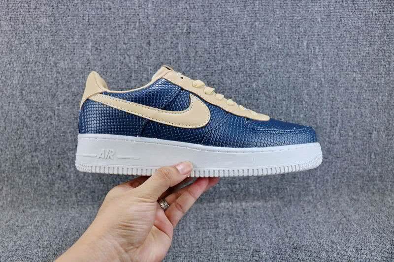 Nike Air Force 1 Upstep Shoes Blue Men 5