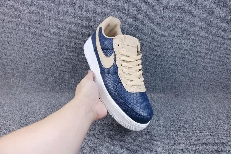 Nike Air Force 1 Upstep Shoes Blue Men 6